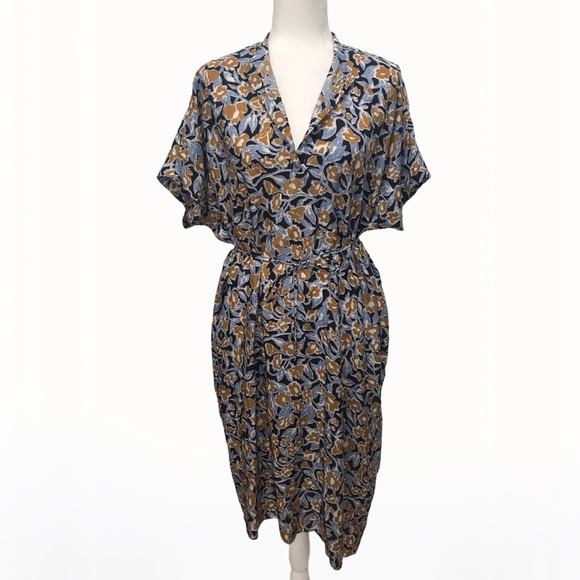 Christian Wijnants 100% Silk Dipha Foliage Dress 6 - Picture 5 of 17